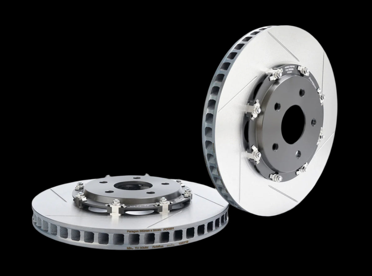2-pc Rotors Front Pair 350mm x 32mm - Honda Civic Type R FK8 / FL5
