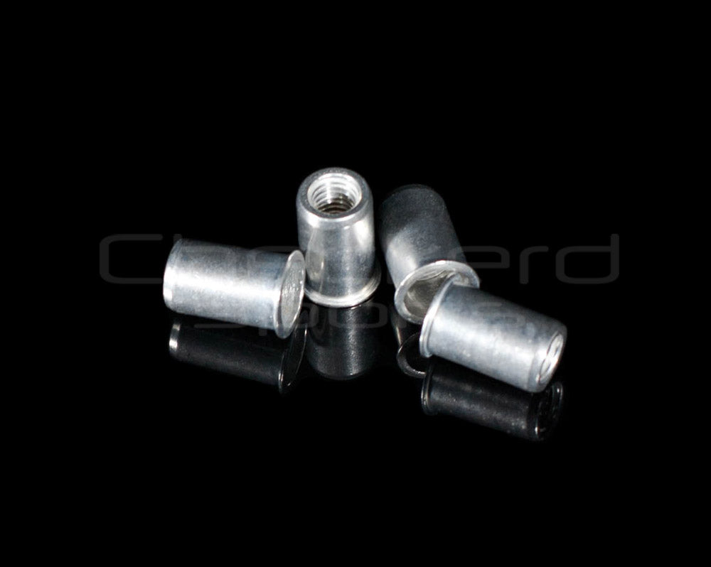 Rivet Nut, Aluminum M6 Low Profile Head – Checkerd Sports