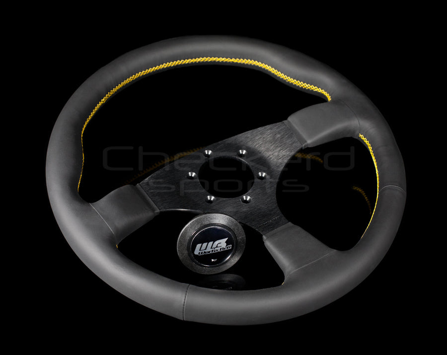 Mugen Racing III Steering Wheel - Leather