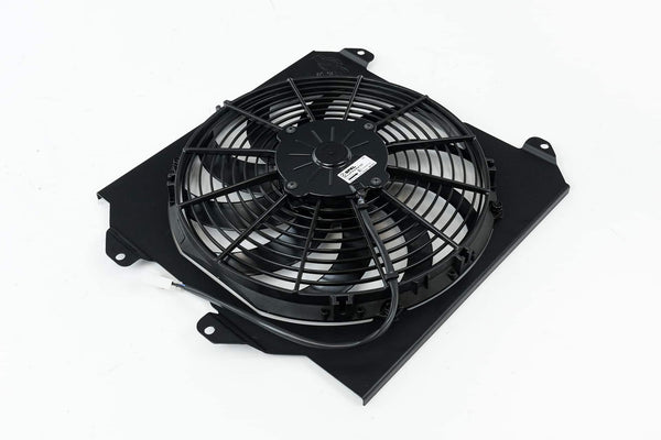 Honda Fan Shroud & 12″ SPAL Fan - Black – Checkerd Sports