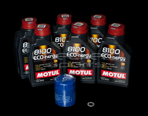 CS Motul 8100 5W30 Oil Change Kit - Honda K20